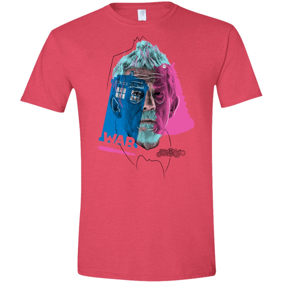 T-Shirts Heather Red / S Doctor Warwhol War Men's Semi-Fitted Softstyle