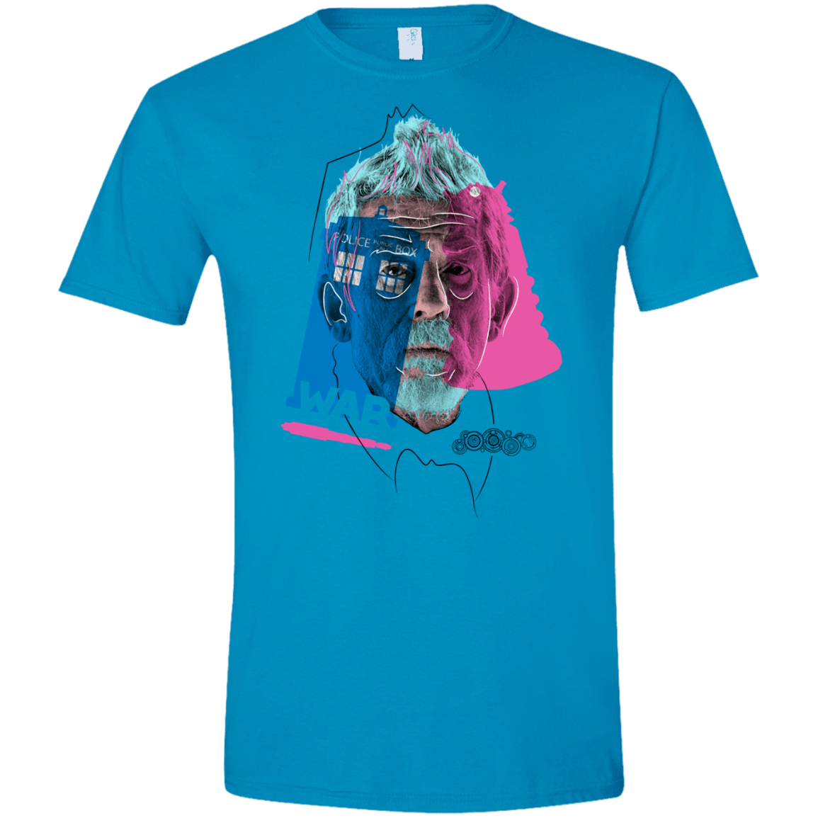 T-Shirts Sapphire / S Doctor Warwhol War Men's Semi-Fitted Softstyle