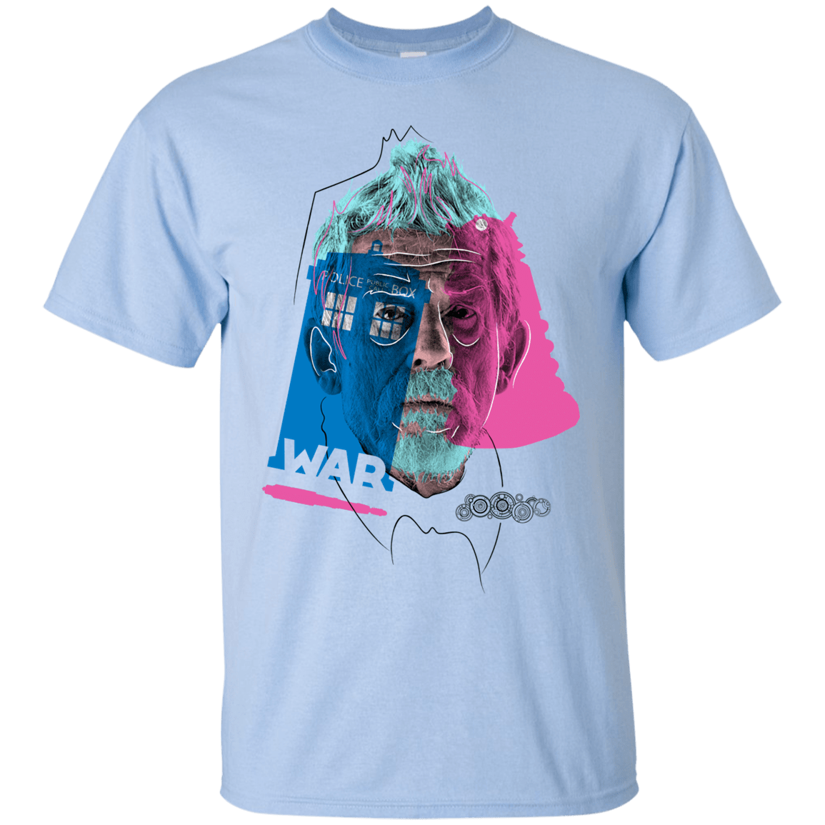 T-Shirts Light Blue / S Doctor Warwhol War T-Shirt