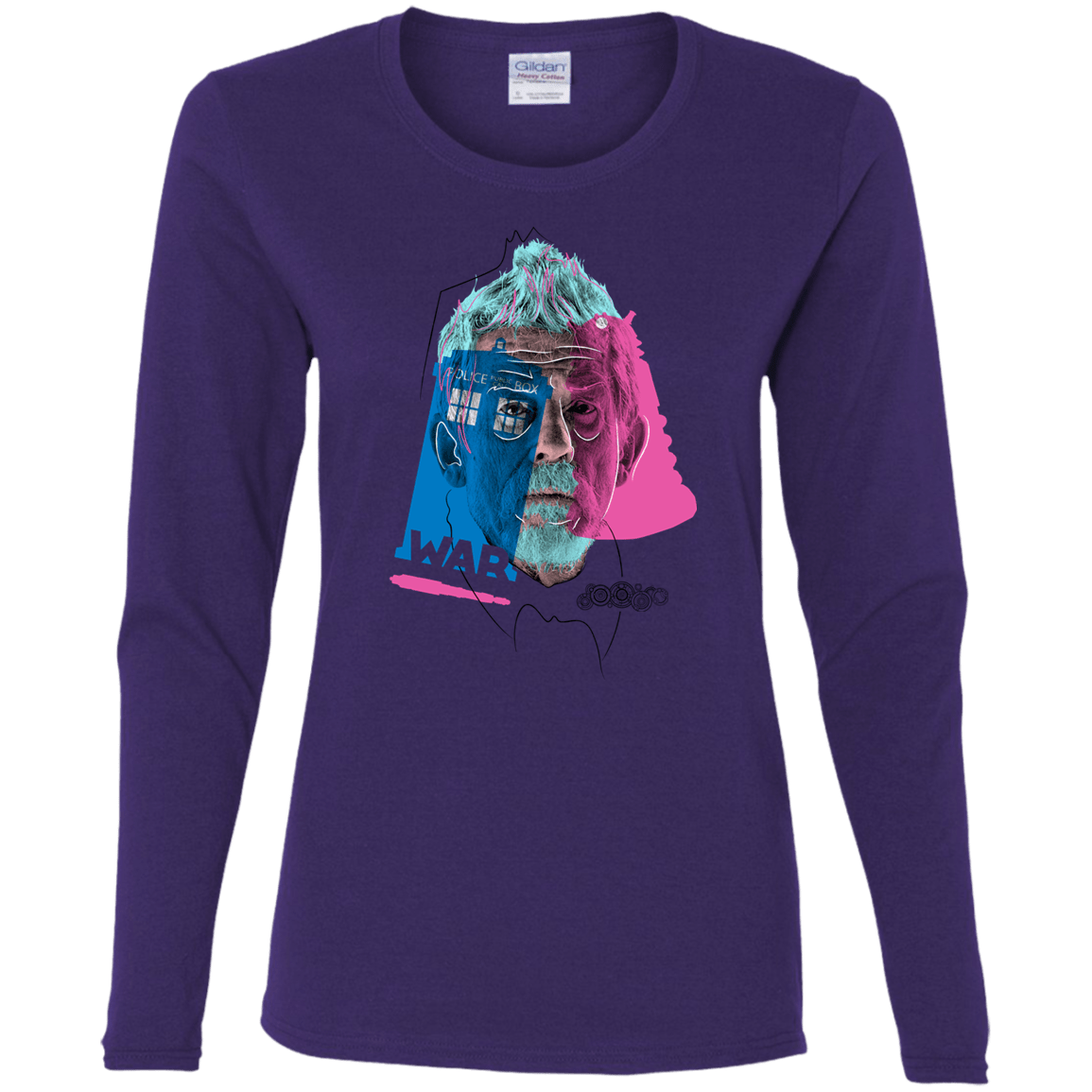 T-Shirts Purple / S Doctor Warwhol War Women's Long Sleeve T-Shirt