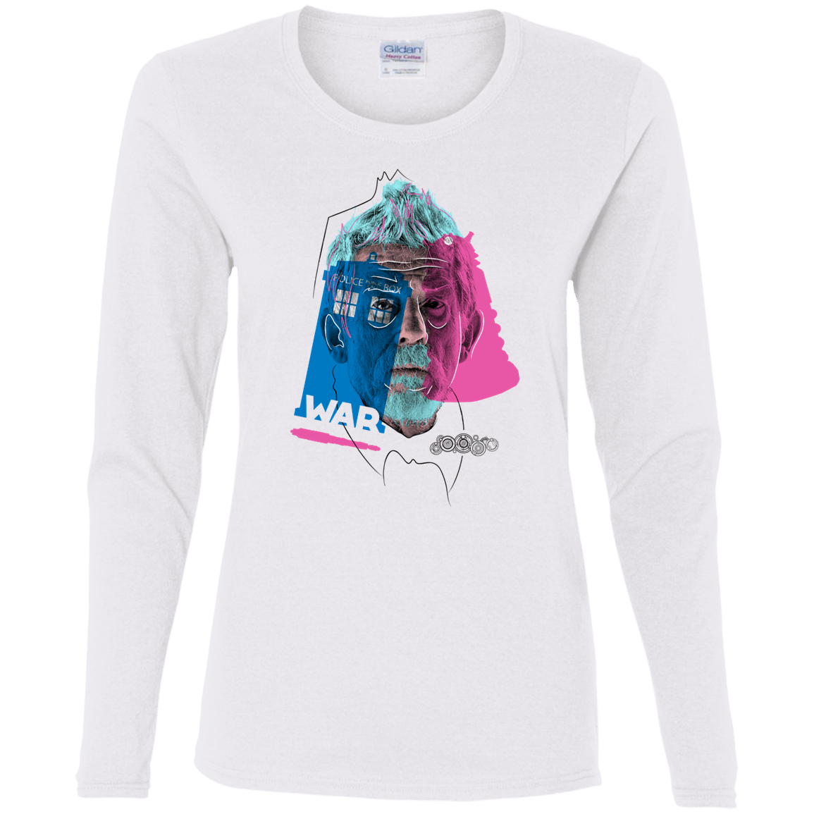 T-Shirts White / S Doctor Warwhol War Women's Long Sleeve T-Shirt