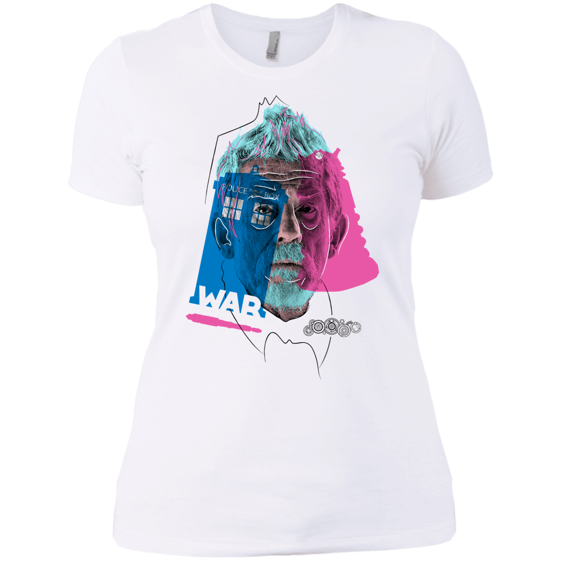 T-Shirts White / X-Small Doctor Warwhol War Women's Premium T-Shirt