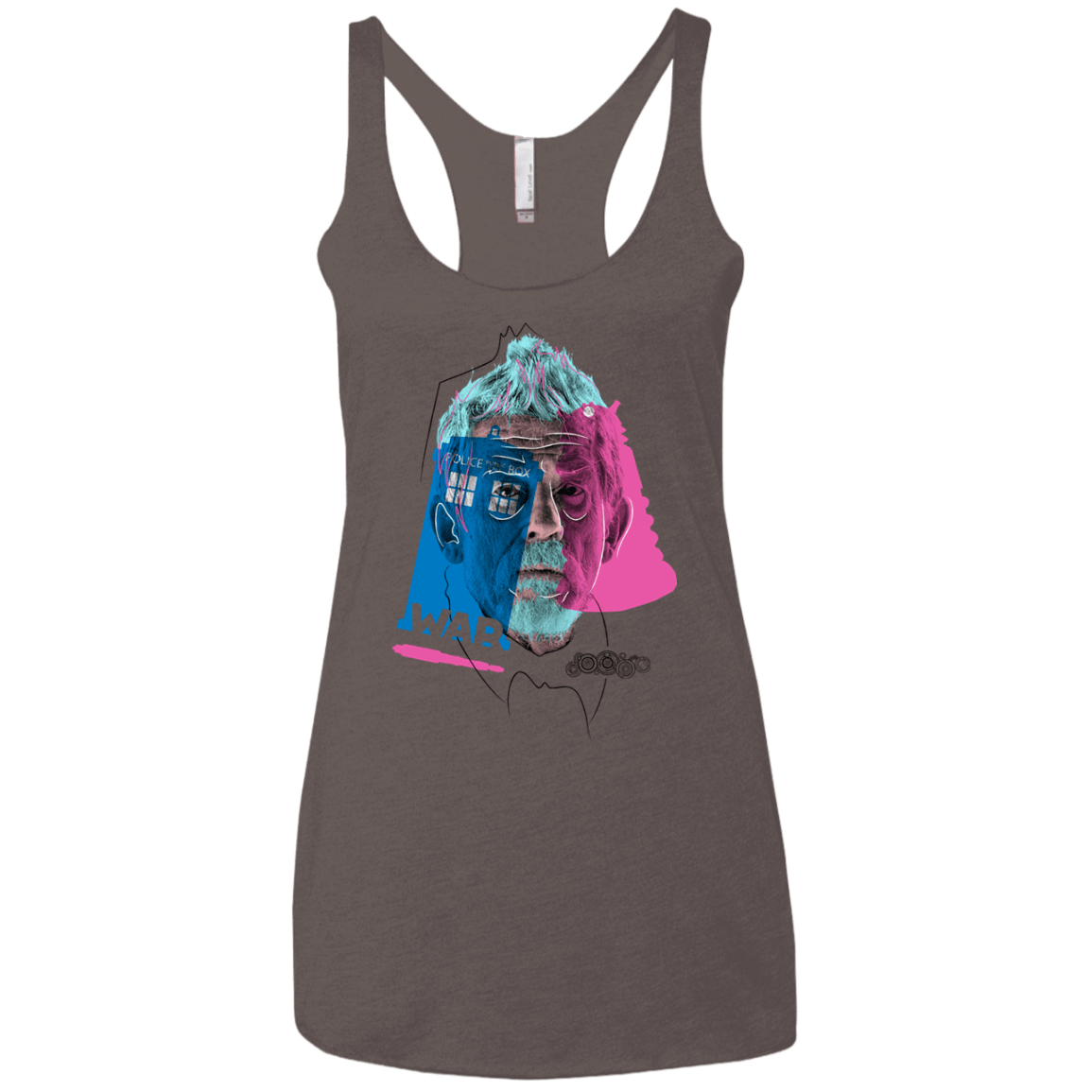 T-Shirts Macchiato / X-Small Doctor Warwhol War Women's Triblend Racerback Tank