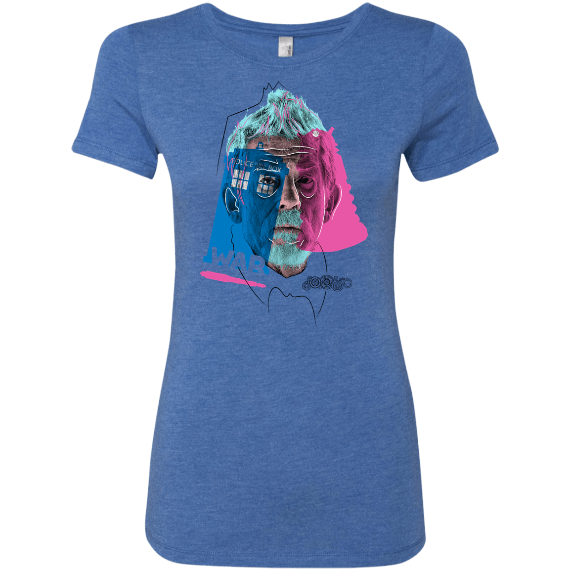 T-Shirts Vintage Royal / S Doctor Warwhol War Women's Triblend T-Shirt