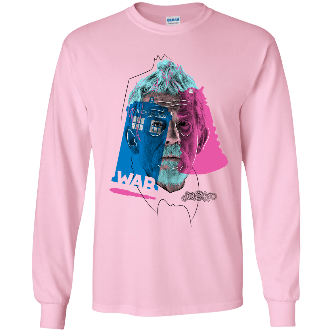 T-Shirts Light Pink / YS Doctor Warwhol War Youth Long Sleeve T-Shirt