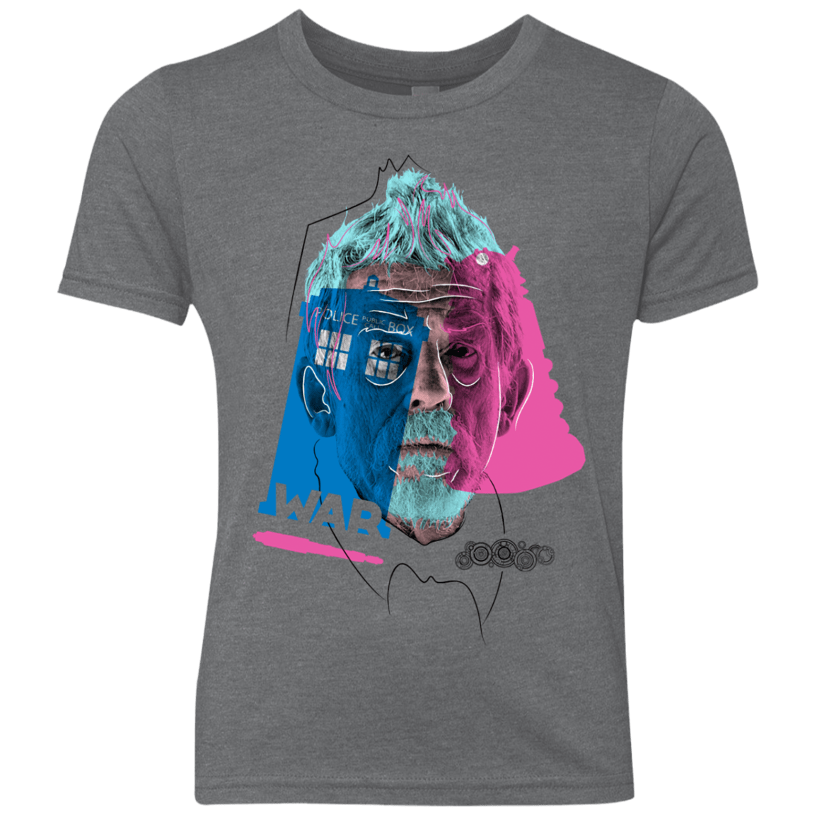 T-Shirts Premium Heather / YXS Doctor Warwhol War Youth Triblend T-Shirt