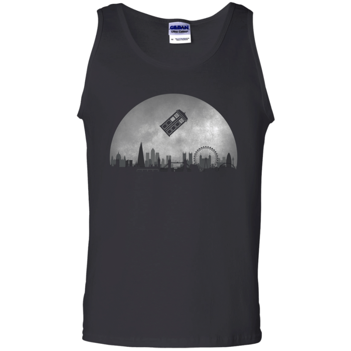 T-Shirts Black / S Doctor Who Tardis Pillow Men's Tank Top