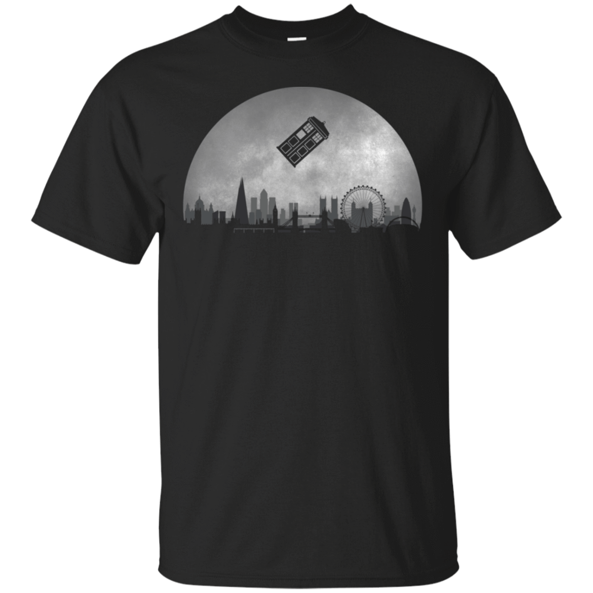 T-Shirts Black / S Doctor Who Tardis Pillow T-Shirt