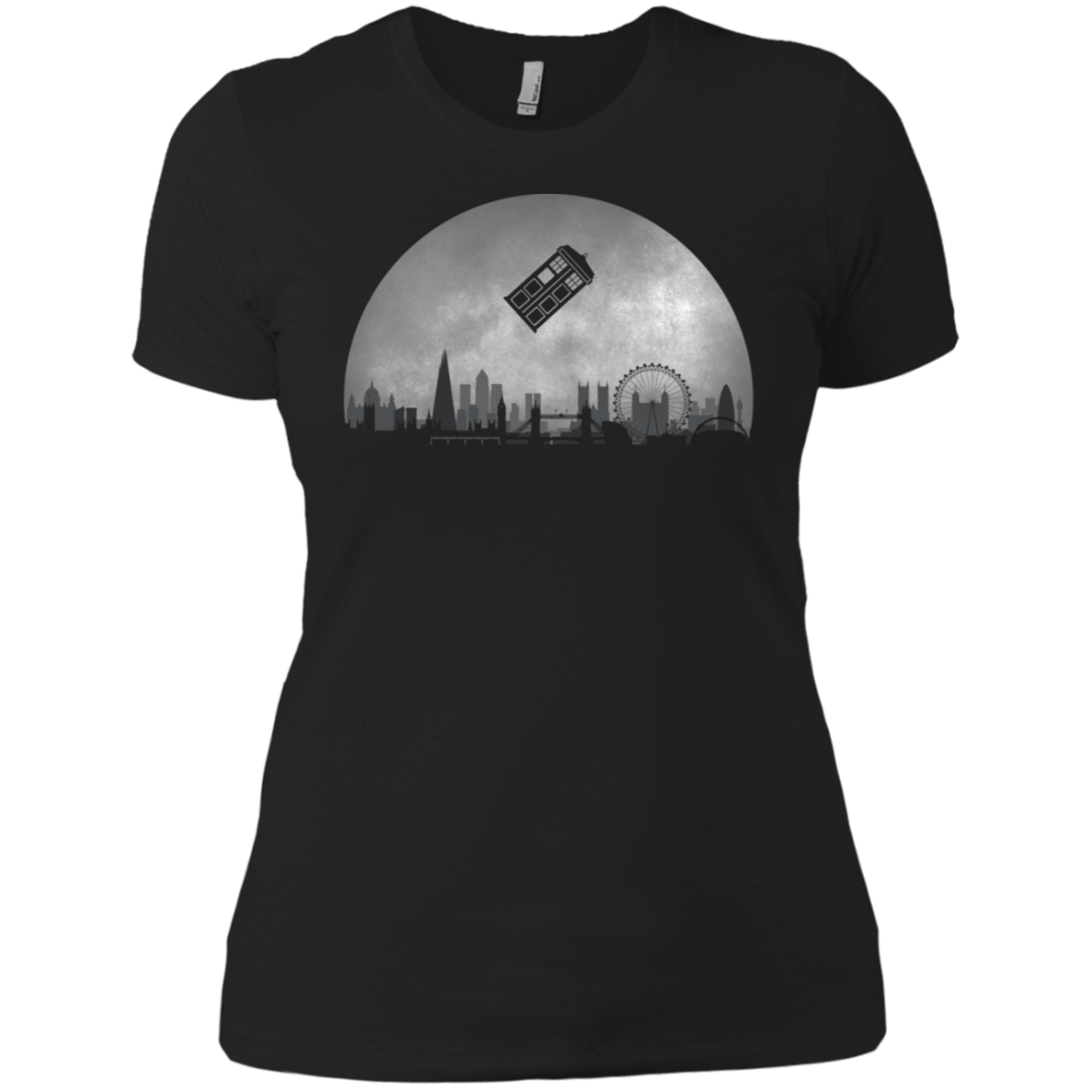 T-Shirts Black / X-Small Doctor Who Tardis Pillow Women's Premium T-Shirt