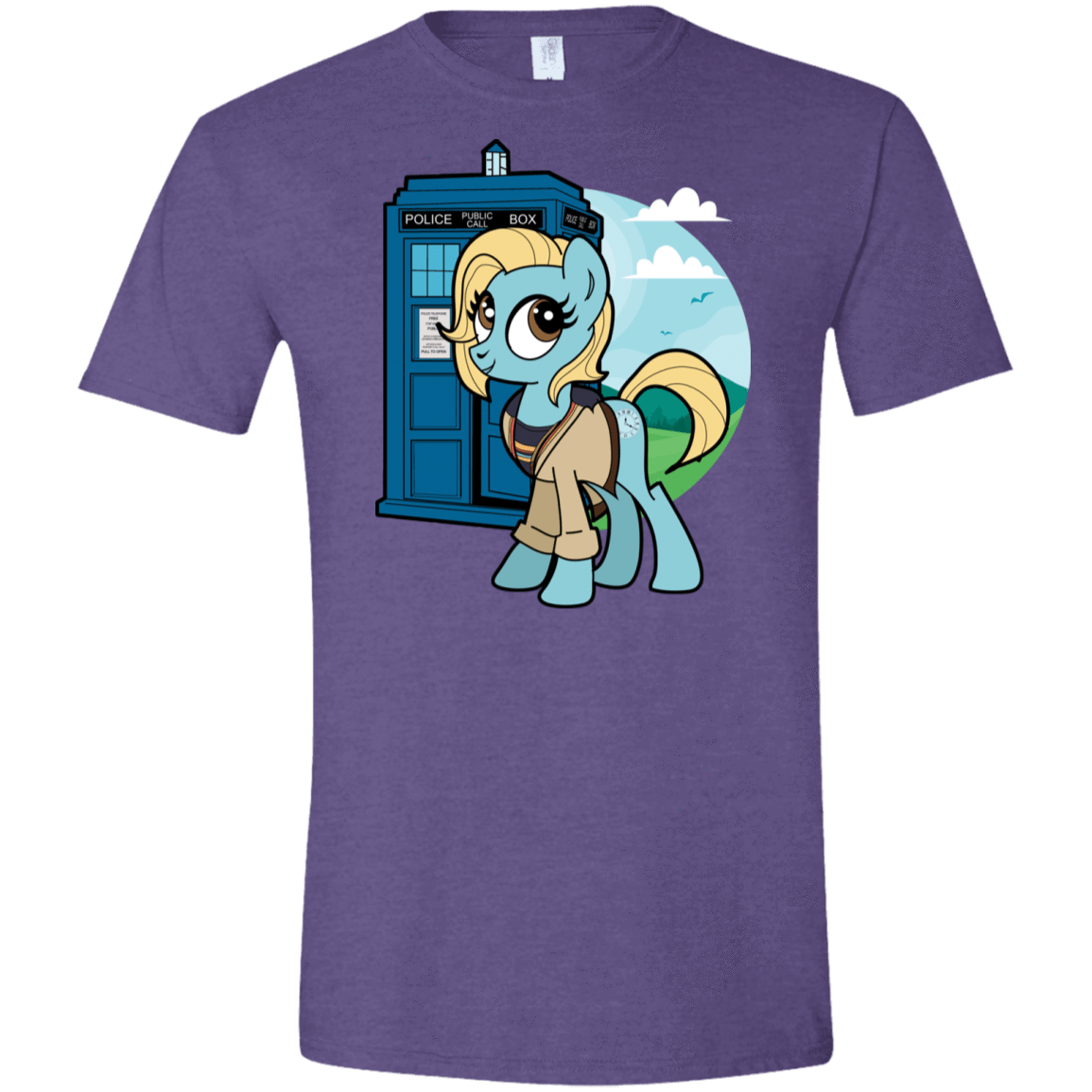 T-Shirts Heather Purple / S Doctor Whooves 13 Men's Semi-Fitted Softstyle