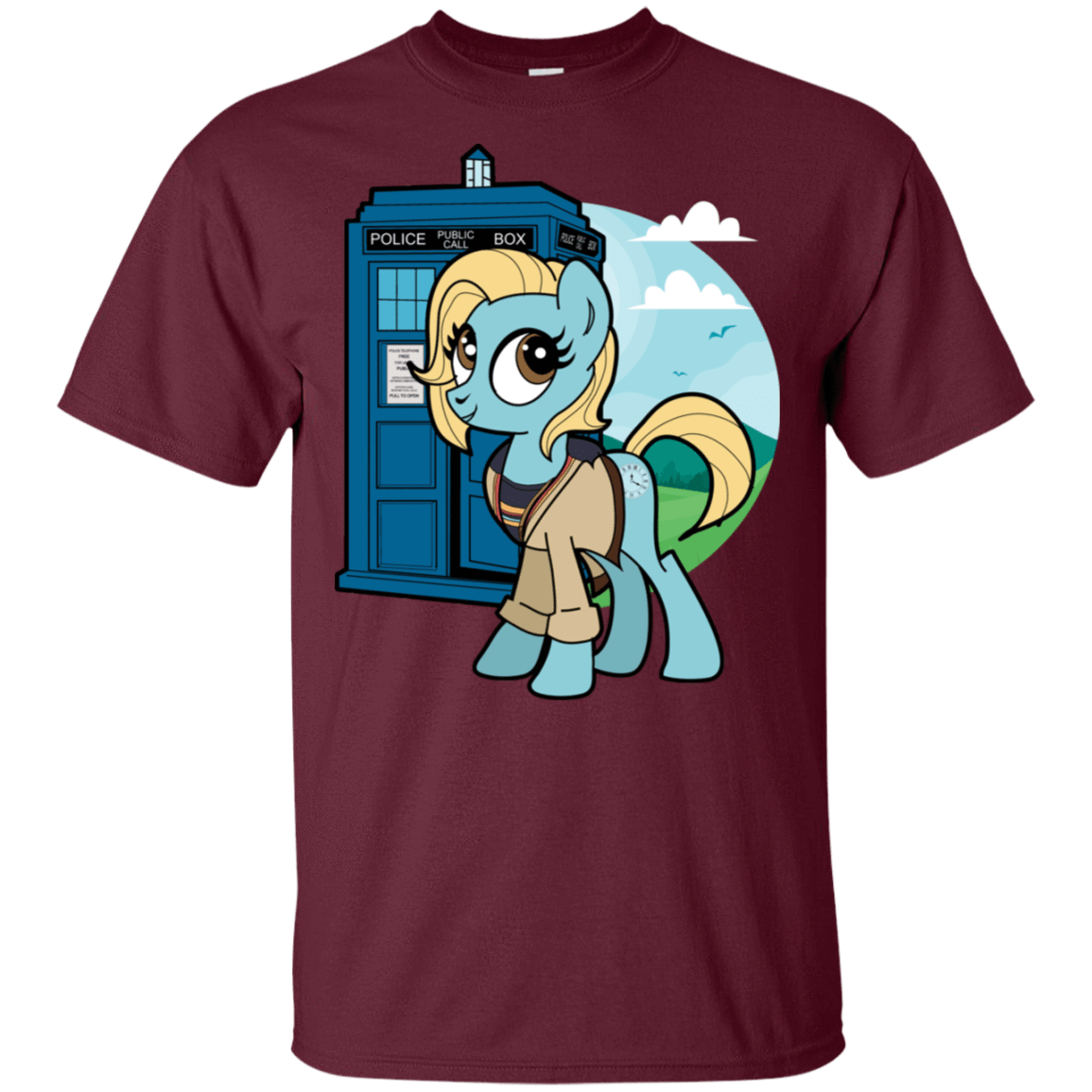 T-Shirts Maroon / S Doctor Whooves 13 T-Shirt