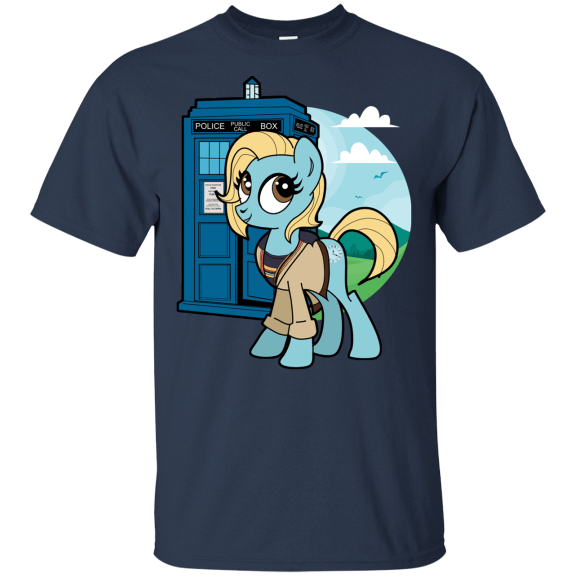 T-Shirts Navy / S Doctor Whooves 13 T-Shirt