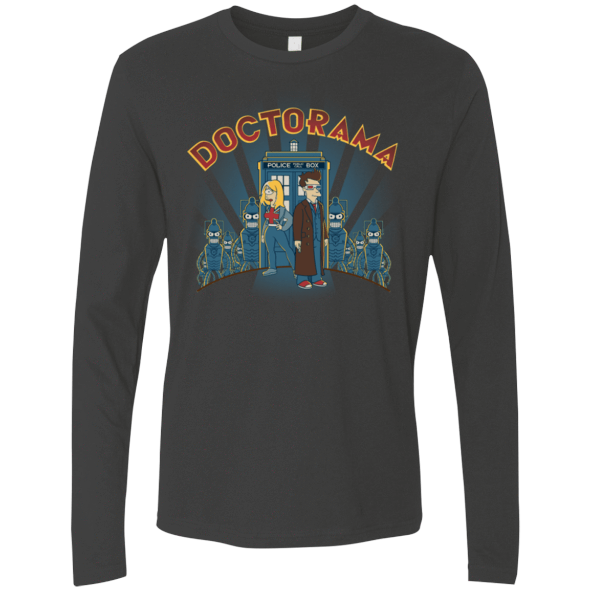 T-Shirts Heavy Metal / Small Doctorama (1) Men's Premium Long Sleeve