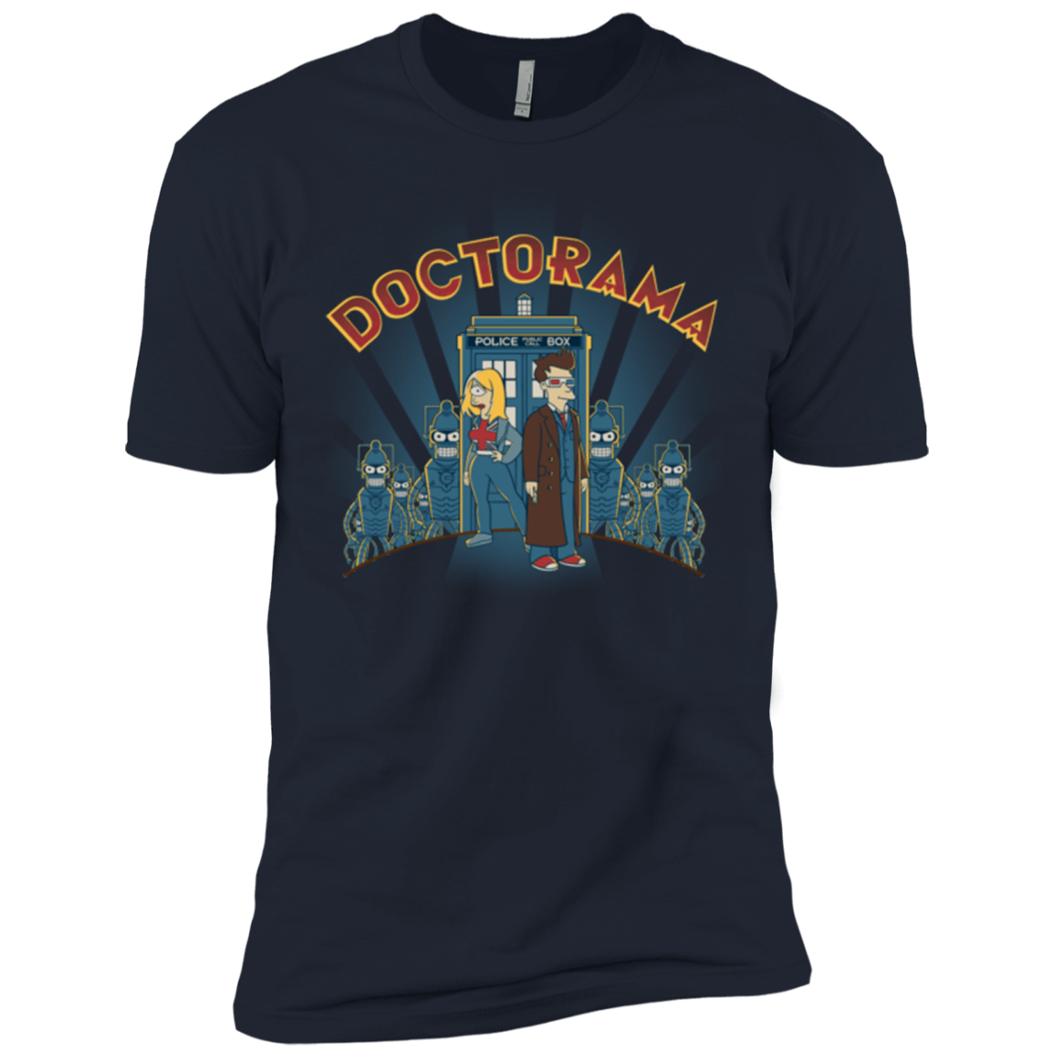 T-Shirts Midnight Navy / X-Small Doctorama (1) Men's Premium T-Shirt