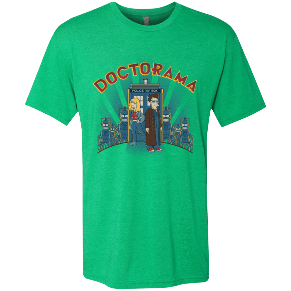 T-Shirts Envy / Small Doctorama (1) Men's Triblend T-Shirt