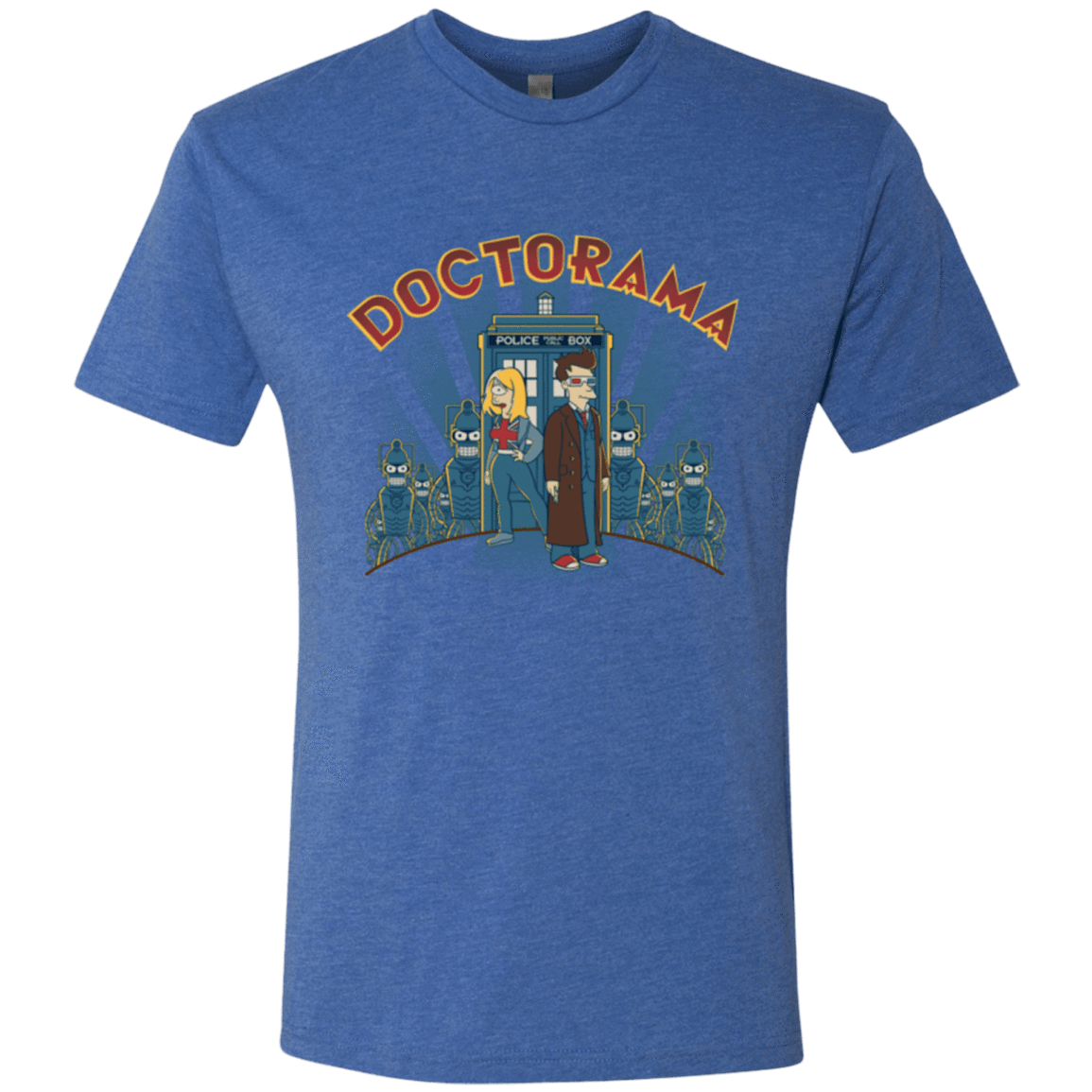 T-Shirts Vintage Royal / Small Doctorama (1) Men's Triblend T-Shirt