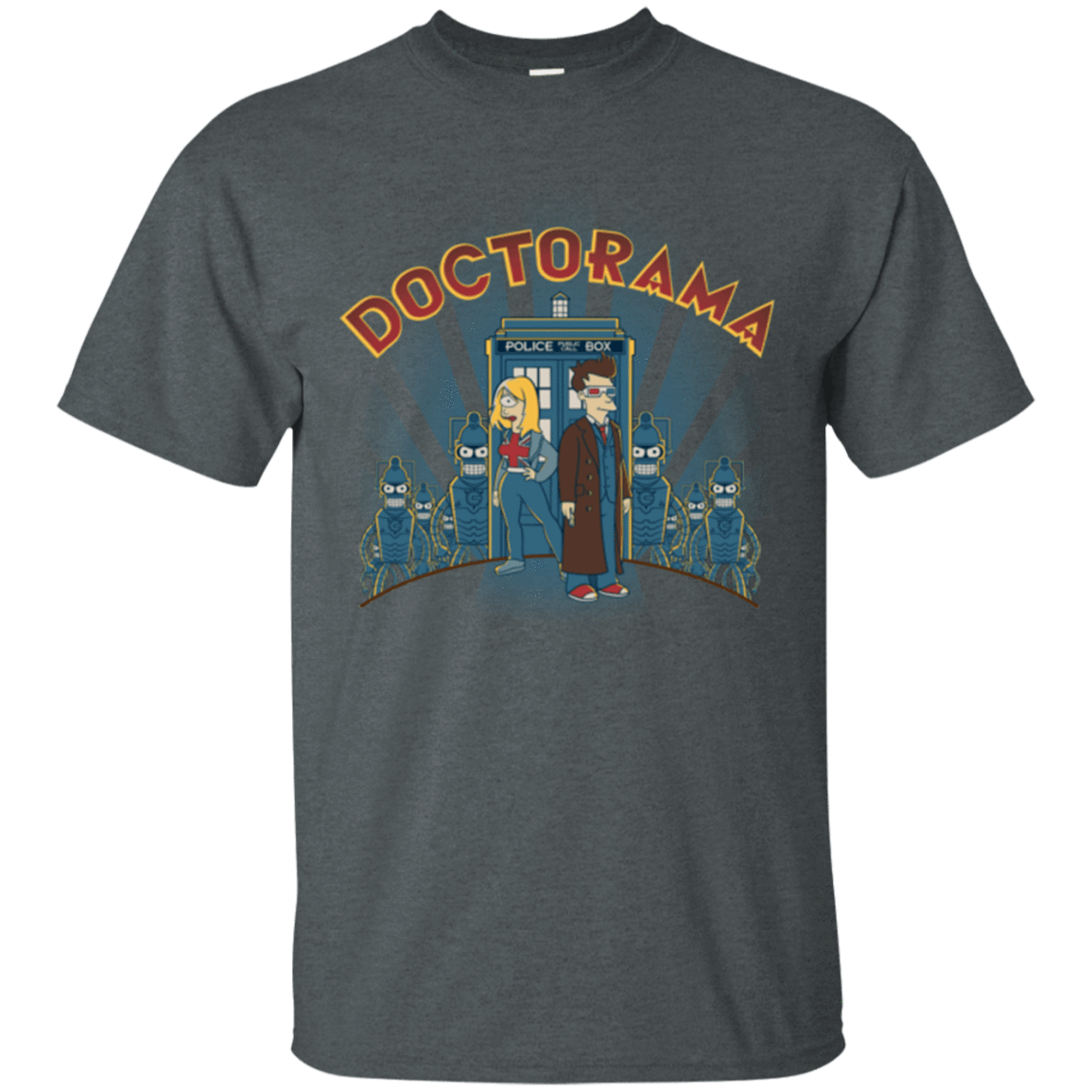 T-Shirts Dark Heather / Small Doctorama (1) T-Shirt