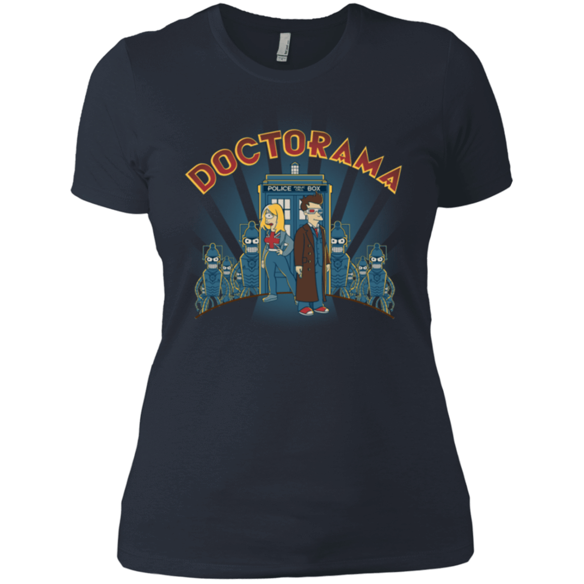 T-Shirts Indigo / X-Small Doctorama (1) Women's Premium T-Shirt
