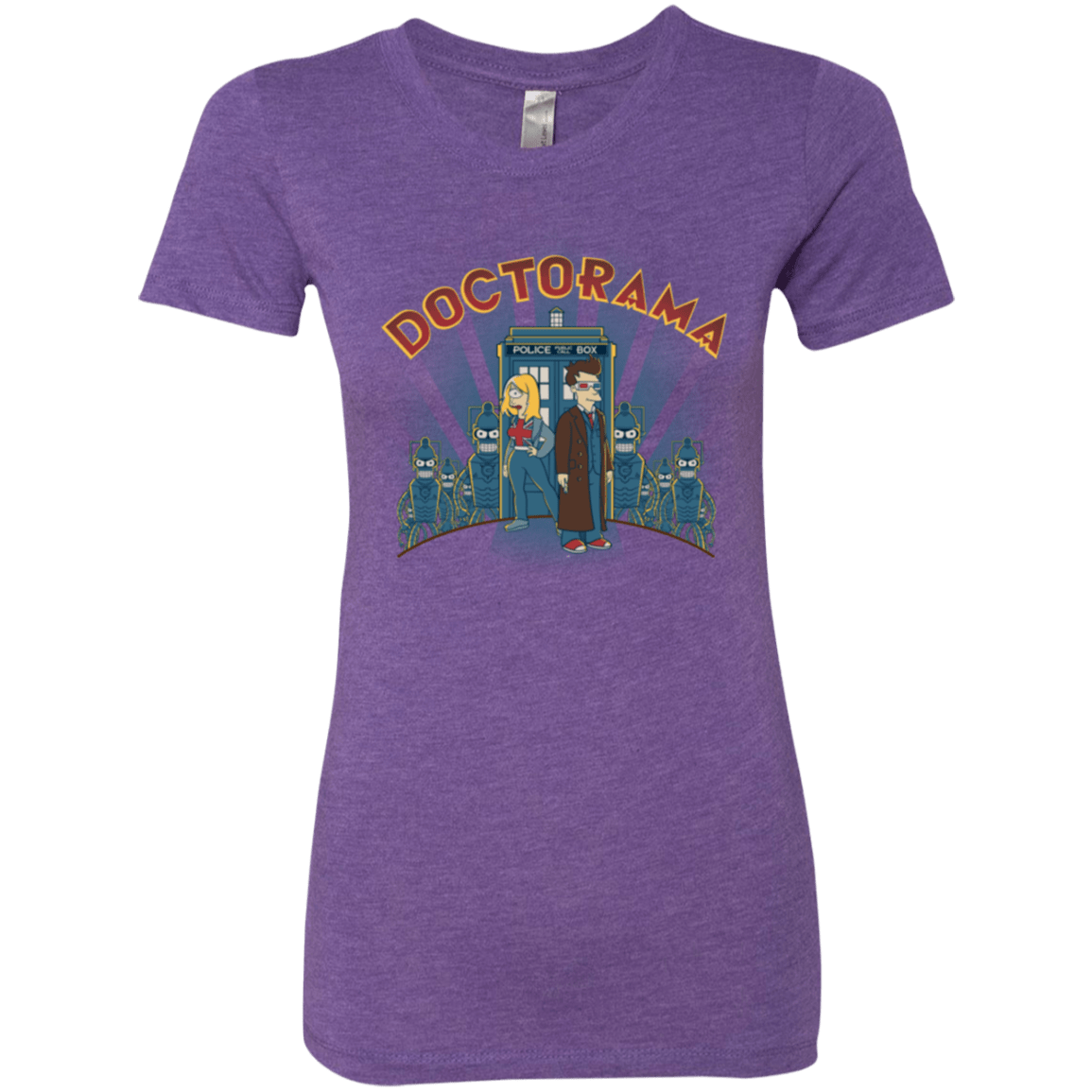 T-Shirts Purple Rush / Small Doctorama (1) Women's Triblend T-Shirt