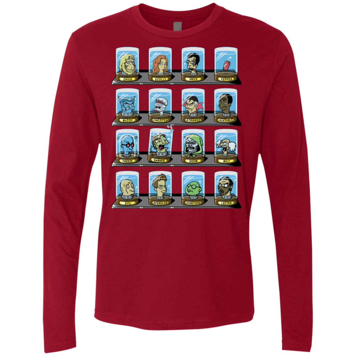 T-Shirts Cardinal / Small Doctorama 2.0 Men's Premium Long Sleeve