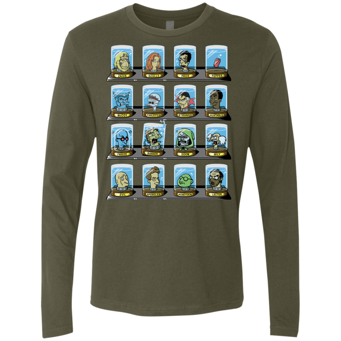 T-Shirts Military Green / Small Doctorama 2.0 Men's Premium Long Sleeve