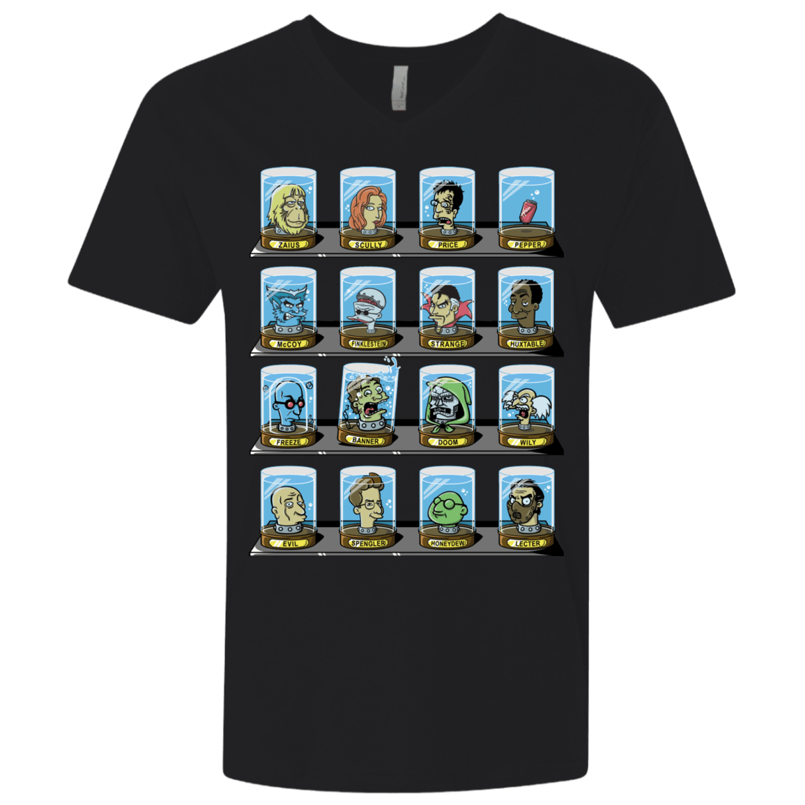 T-Shirts Black / X-Small Doctorama 2.0 Men's Premium V-Neck