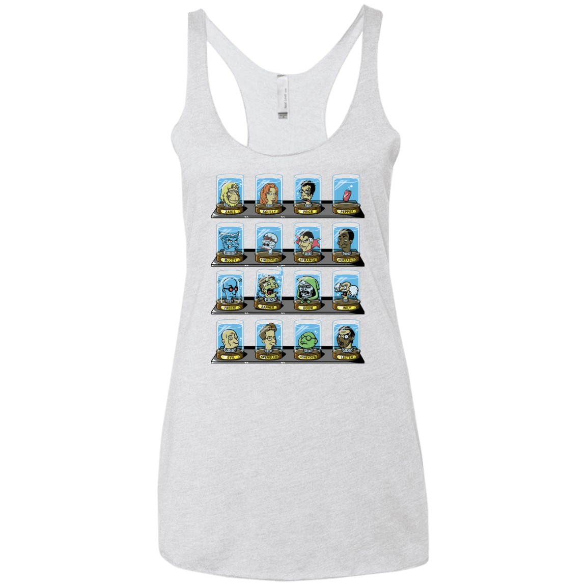 T-Shirts Heather White / X-Small Doctorama 2.0 Women's Triblend Racerback Tank