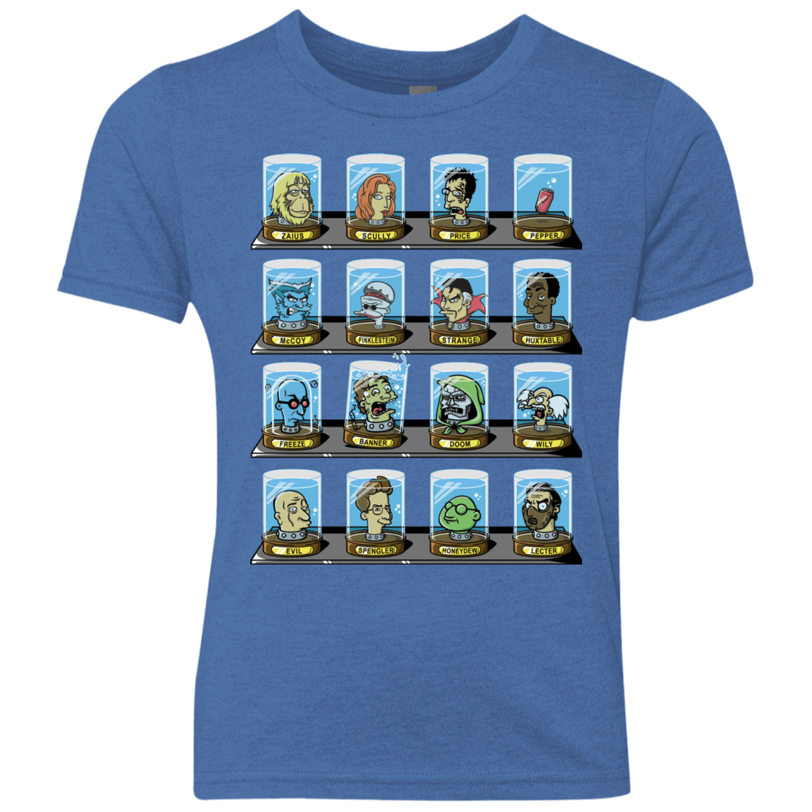 T-Shirts Vintage Royal / YXS Doctorama 2.0 Youth Triblend T-Shirt