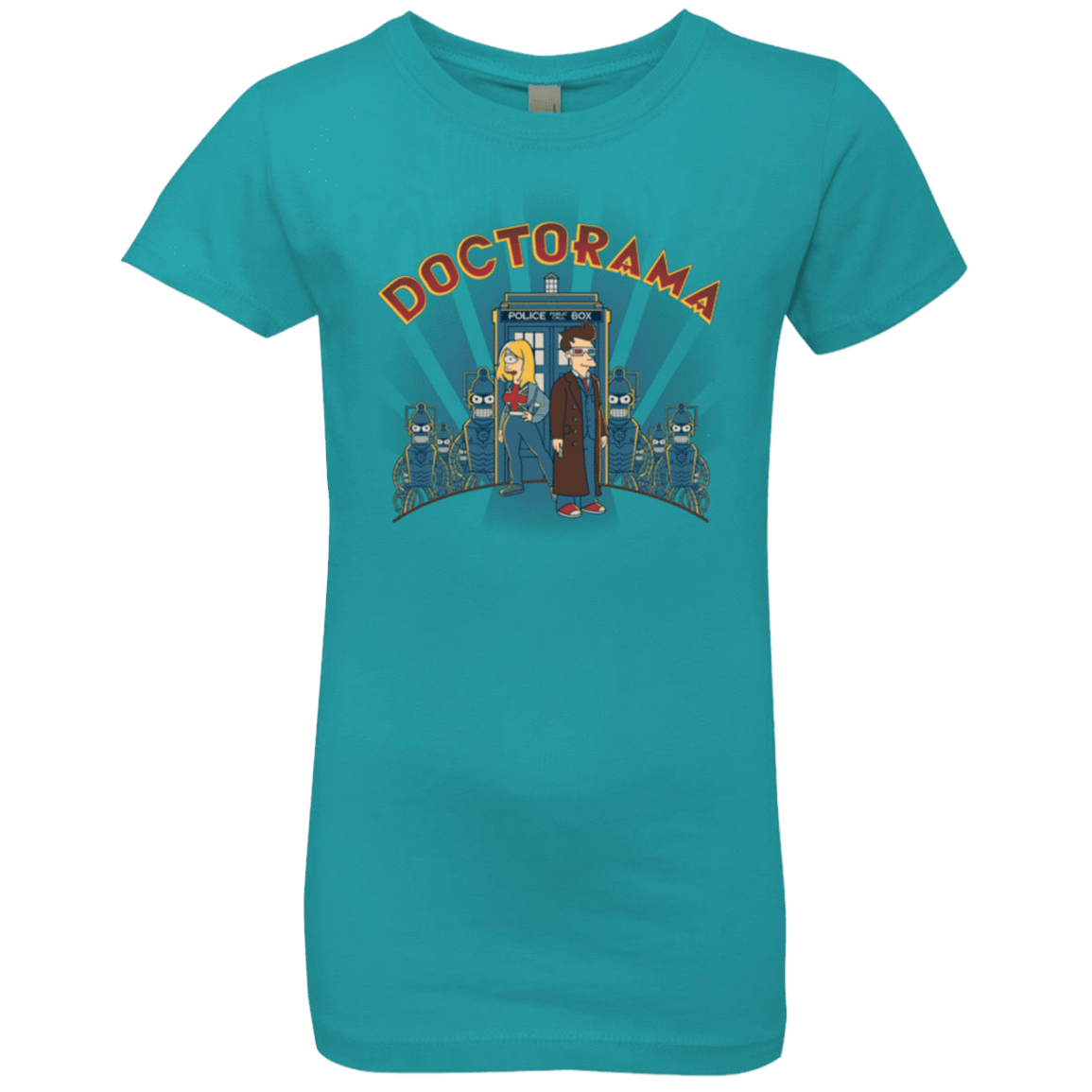 T-Shirts Tahiti Blue / YXS DOCTORAMA (2) Girls Premium T-Shirt