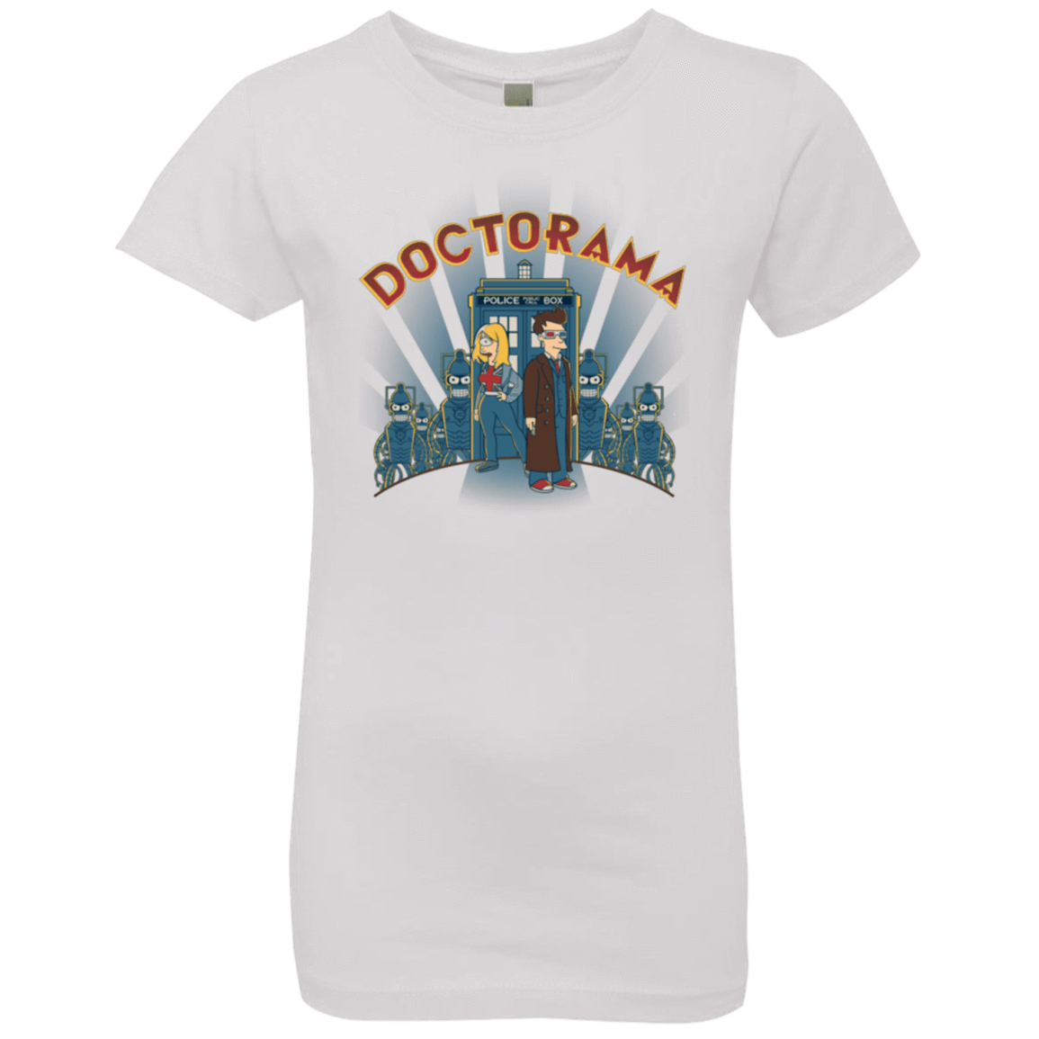 T-Shirts White / YXS DOCTORAMA (2) Girls Premium T-Shirt