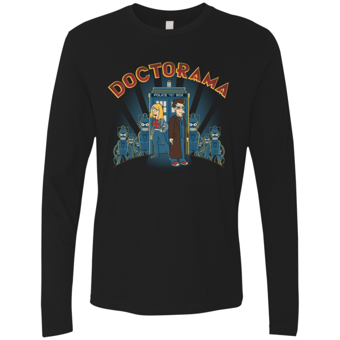 T-Shirts Black / Small DOCTORAMA (2) Men's Premium Long Sleeve
