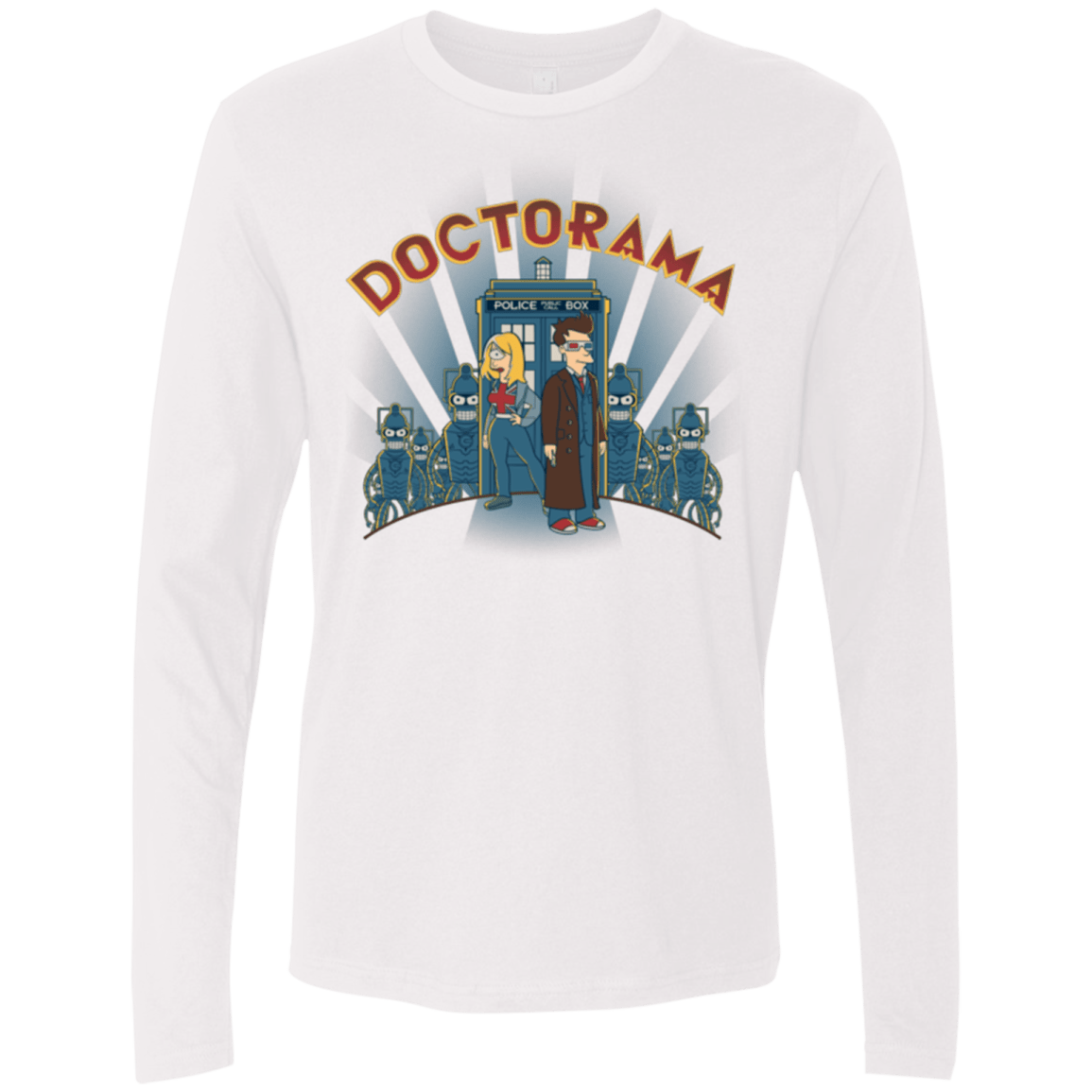 T-Shirts White / Small DOCTORAMA (2) Men's Premium Long Sleeve