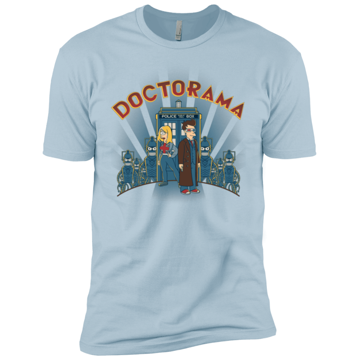 T-Shirts Light Blue / X-Small DOCTORAMA (2) Men's Premium T-Shirt
