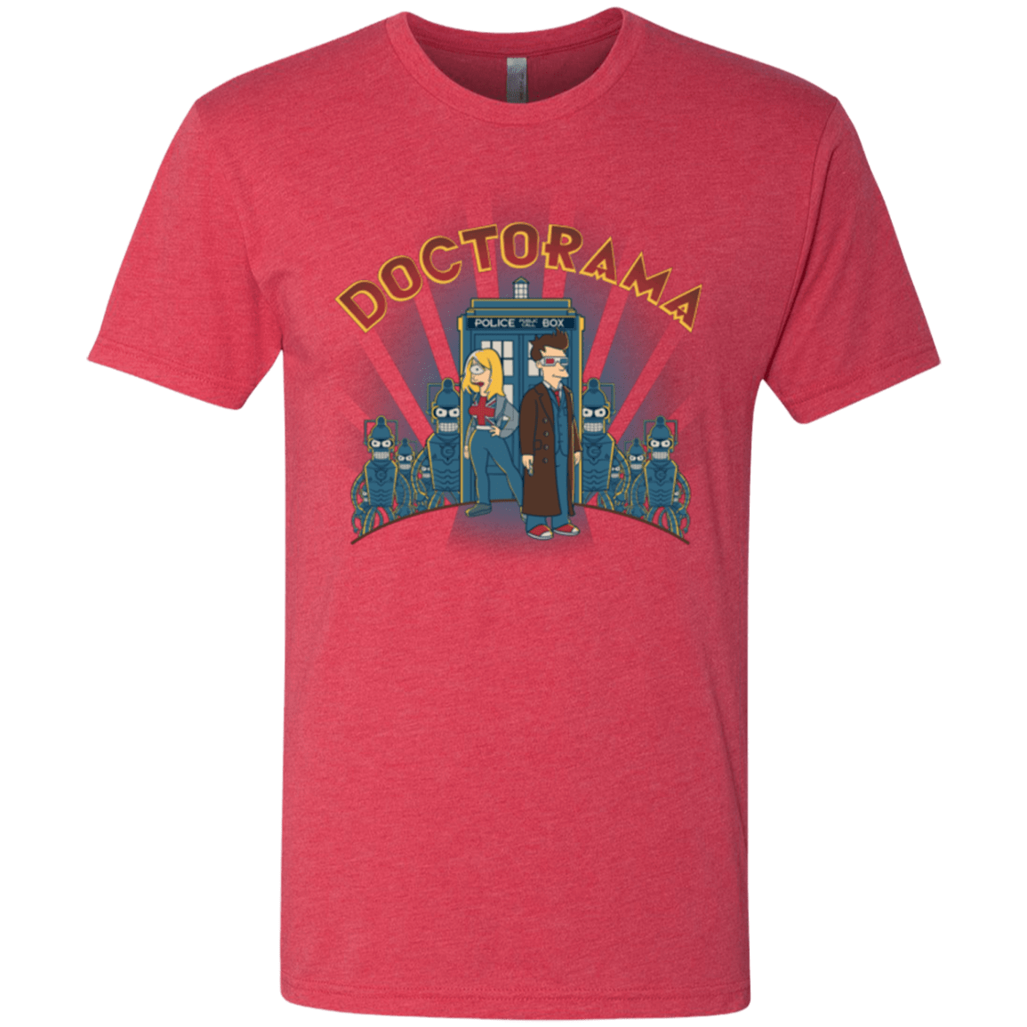 T-Shirts Vintage Red / Small DOCTORAMA (2) Men's Triblend T-Shirt