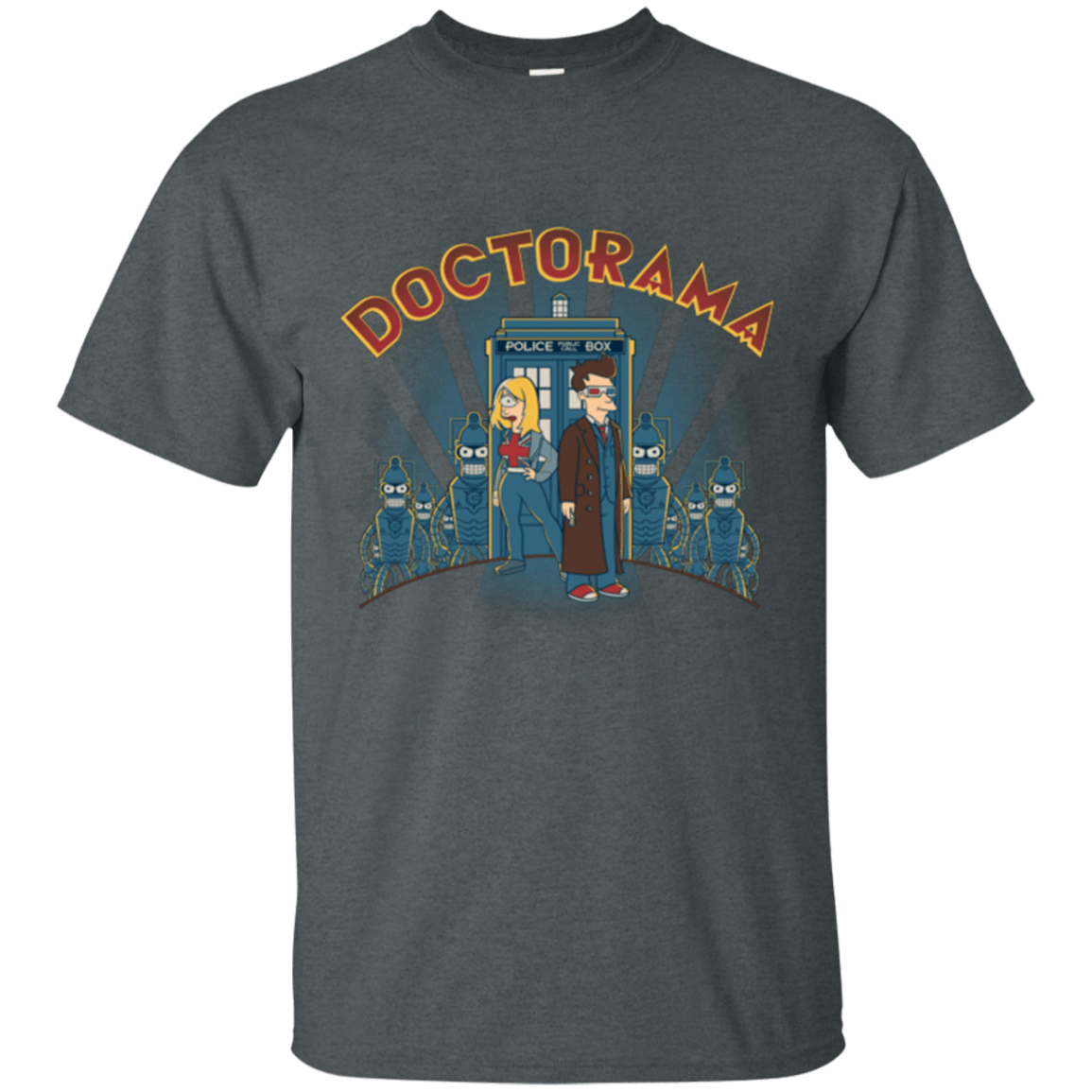 T-Shirts Dark Heather / Small DOCTORAMA (2) T-Shirt
