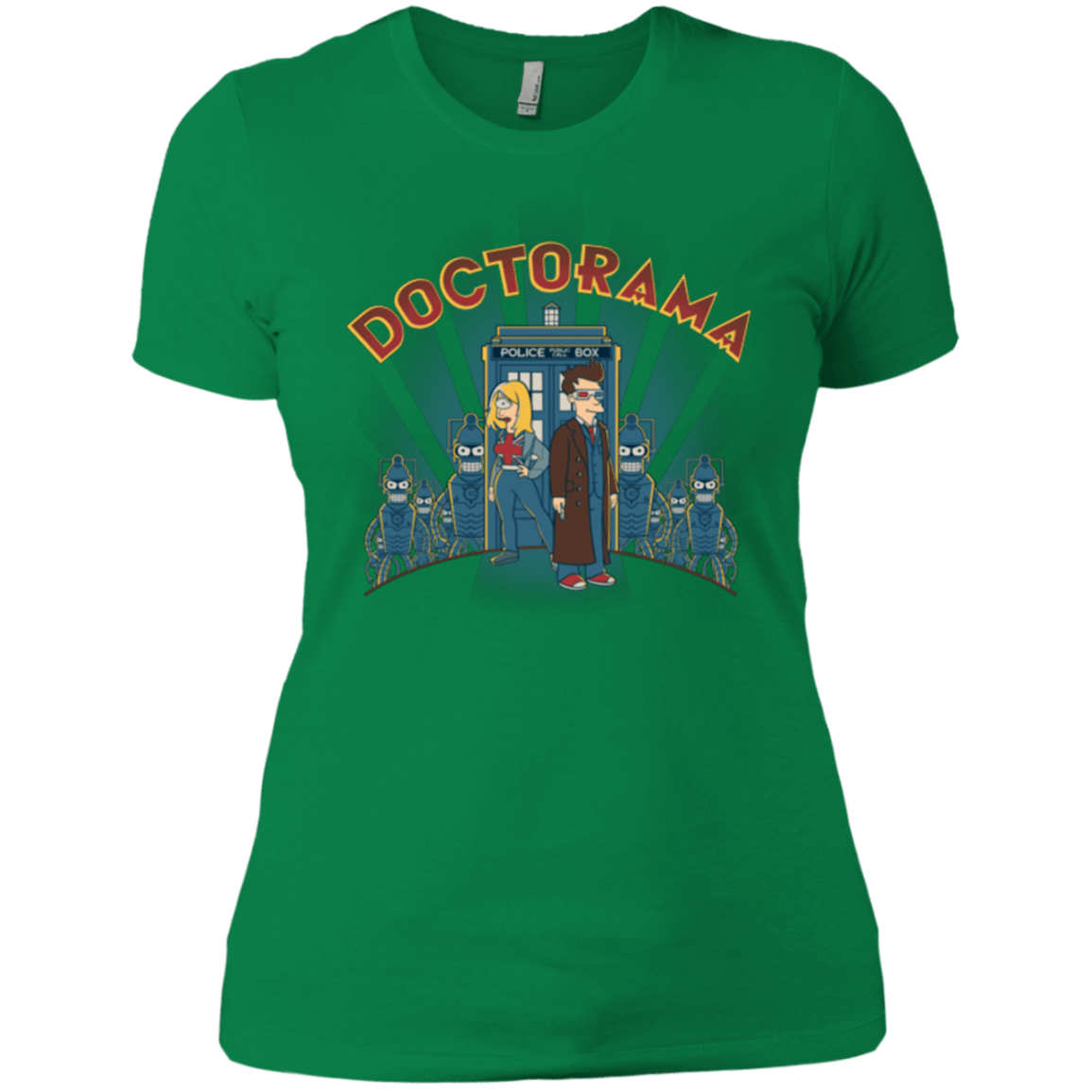 T-Shirts Kelly Green / X-Small DOCTORAMA (2) Women's Premium T-Shirt