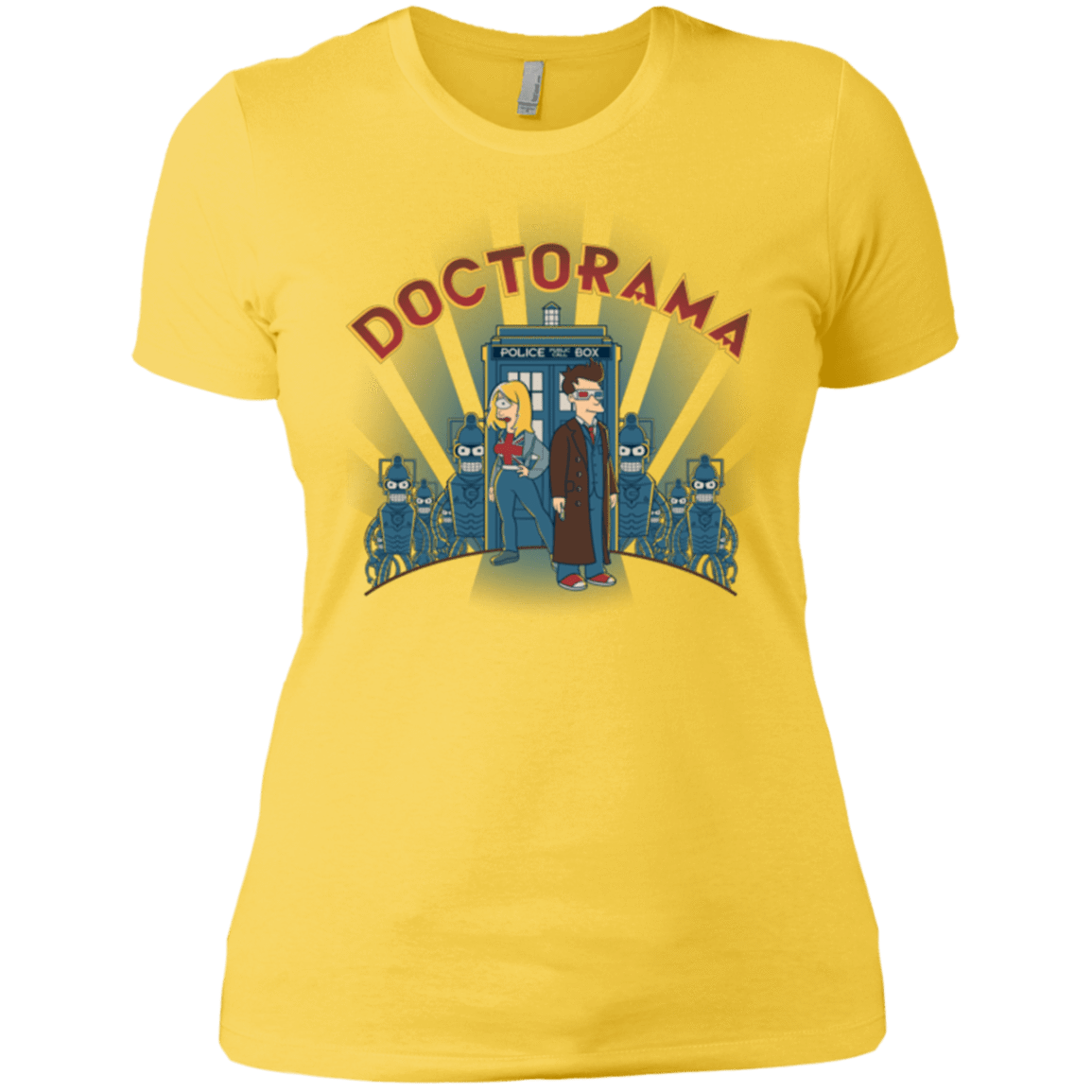 T-Shirts Vibrant Yellow / X-Small DOCTORAMA (2) Women's Premium T-Shirt