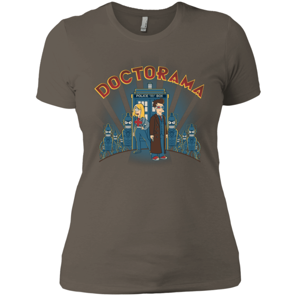 T-Shirts Warm Grey / X-Small DOCTORAMA (2) Women's Premium T-Shirt