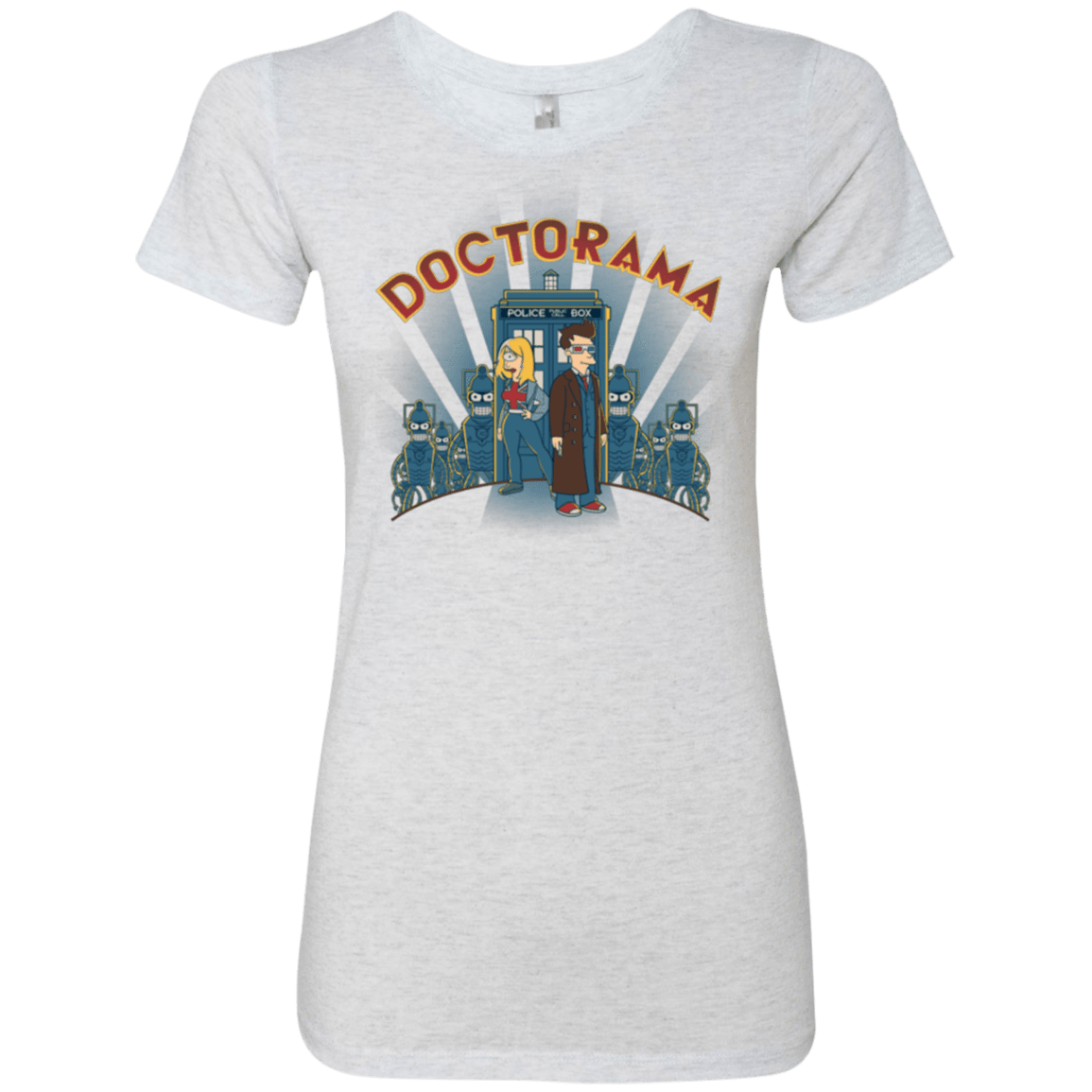 T-Shirts Heather White / Small DOCTORAMA (2) Women's Triblend T-Shirt