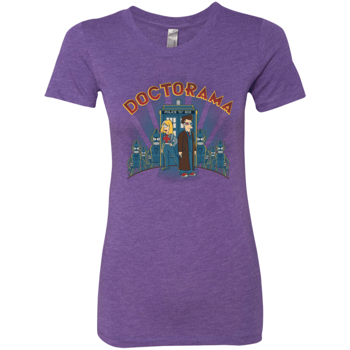 T-Shirts Purple Rush / Small DOCTORAMA (2) Women's Triblend T-Shirt