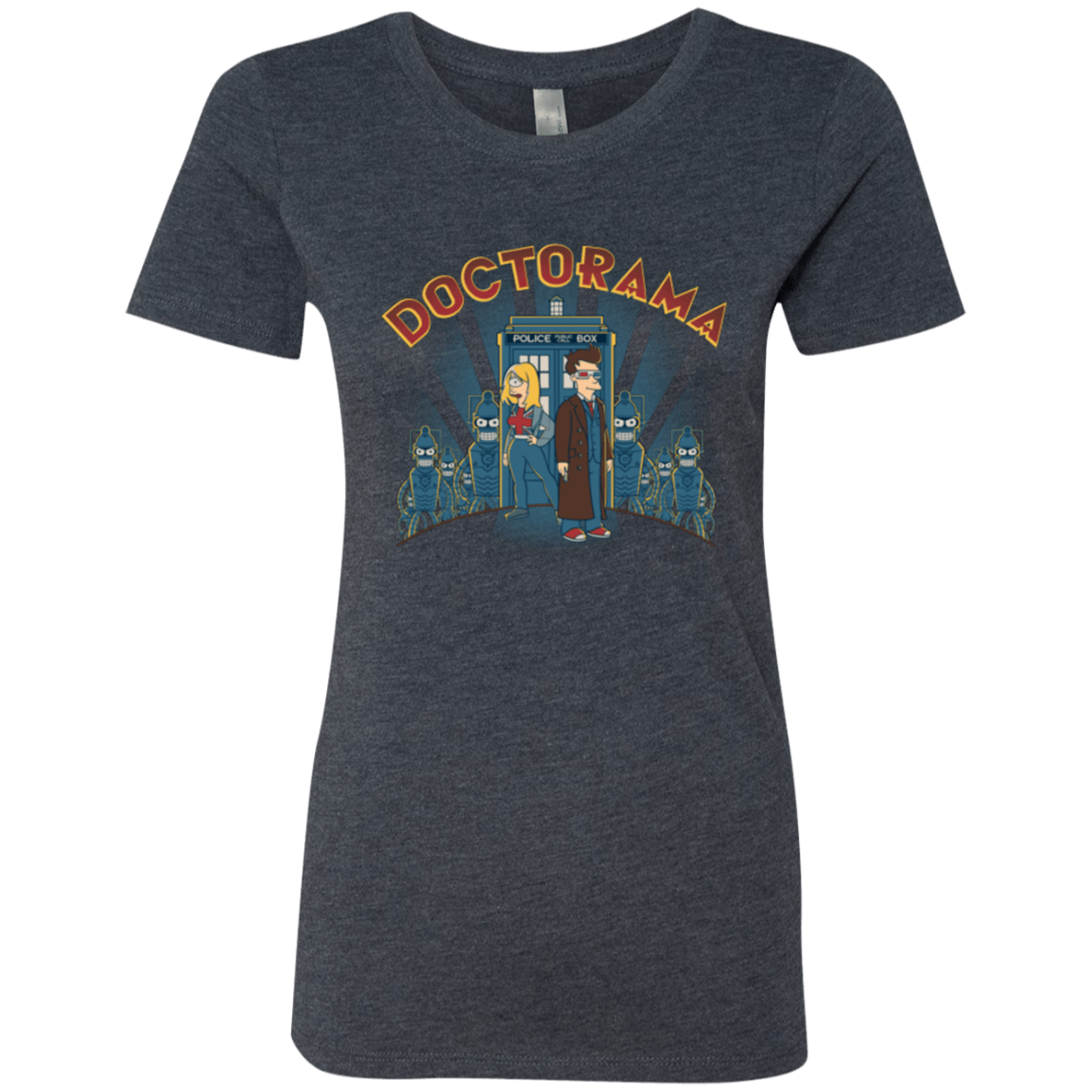 T-Shirts Vintage Navy / Small DOCTORAMA (2) Women's Triblend T-Shirt