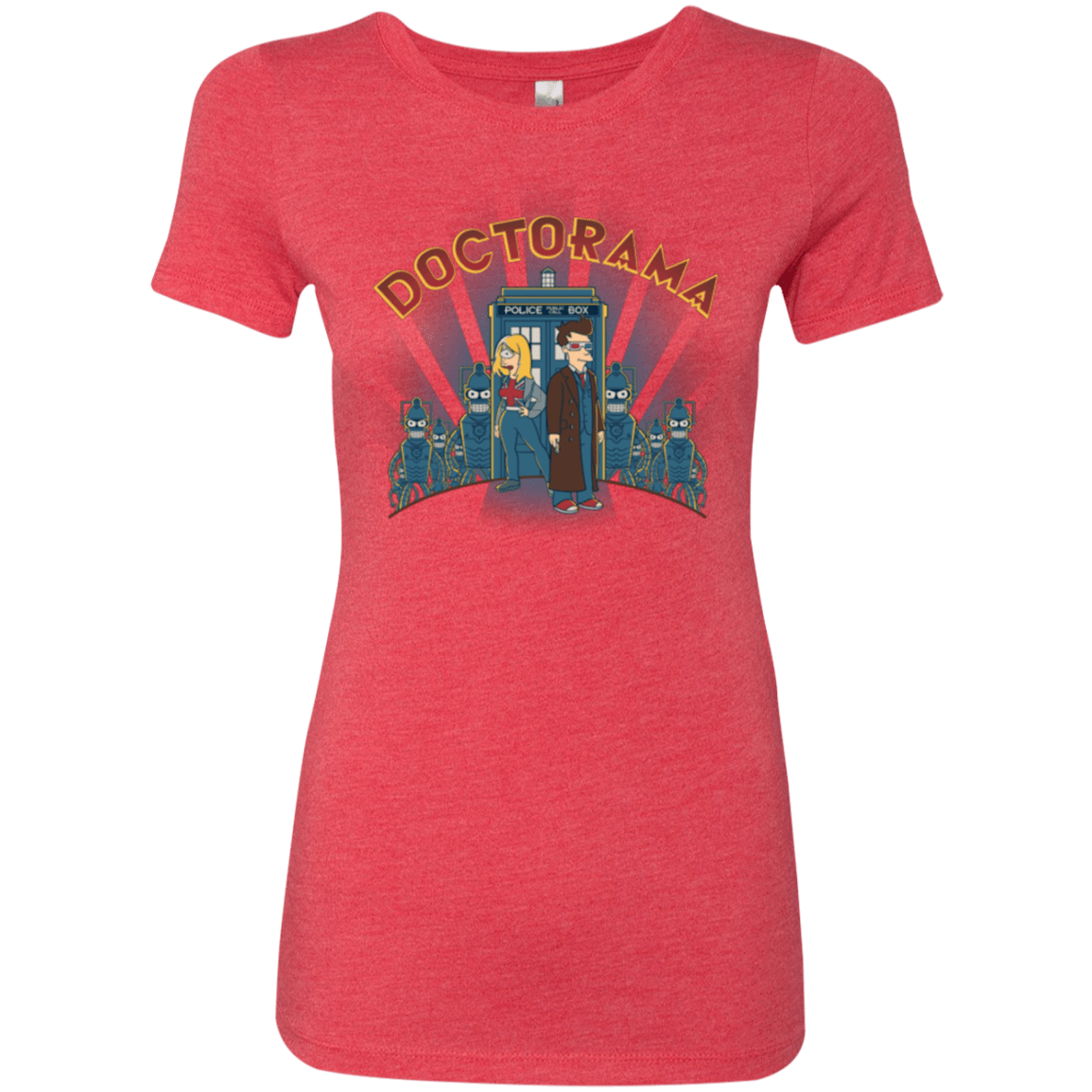 T-Shirts Vintage Red / Small DOCTORAMA (2) Women's Triblend T-Shirt