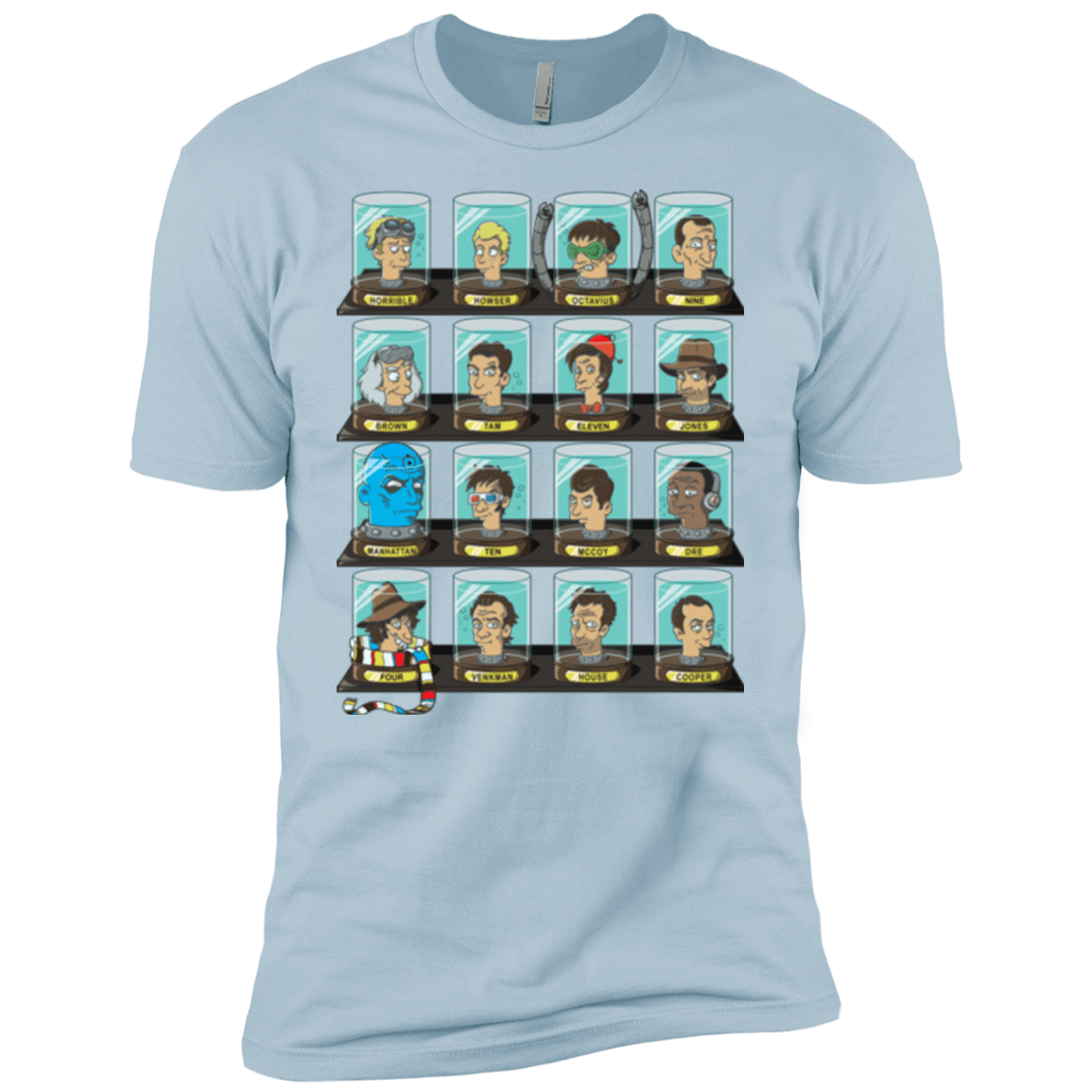 T-Shirts Light Blue / YXS Doctorama Boys Premium T-Shirt