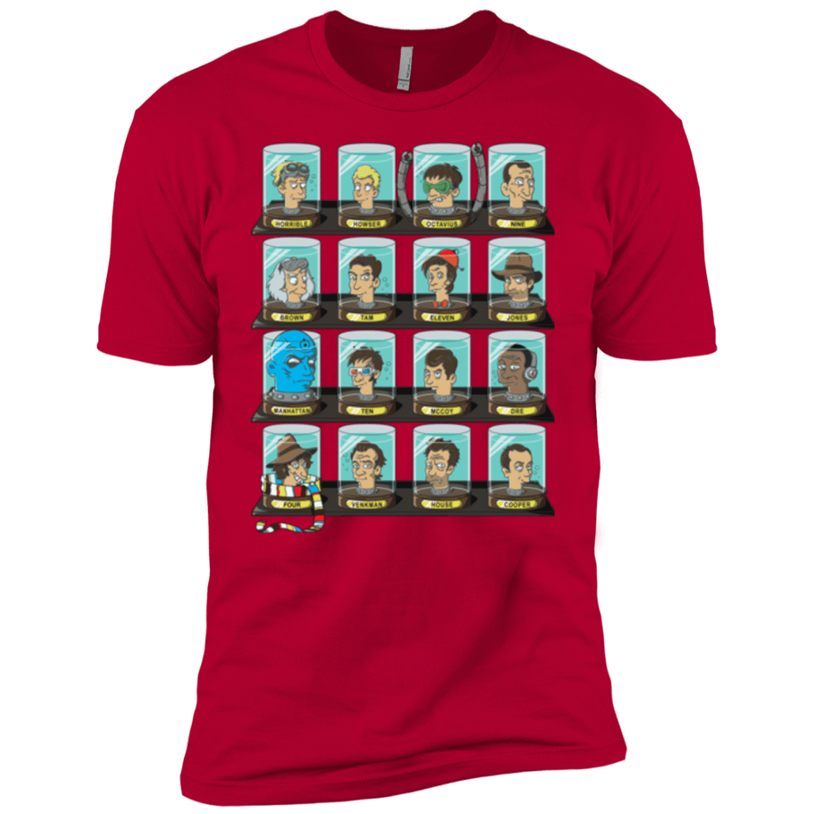 T-Shirts Red / YXS Doctorama Boys Premium T-Shirt