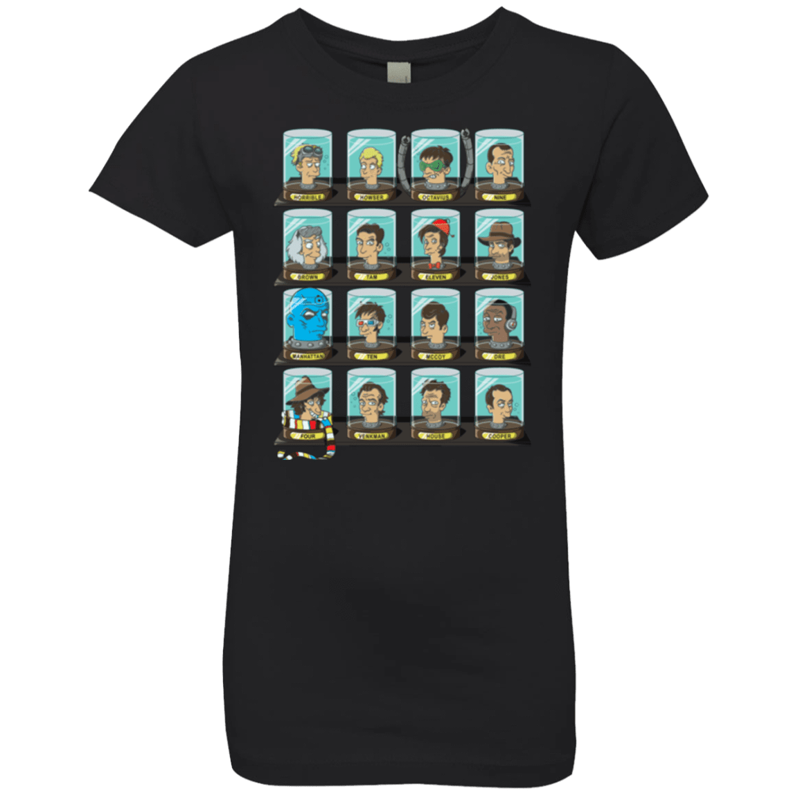 T-Shirts Black / YXS Doctorama Girls Premium T-Shirt