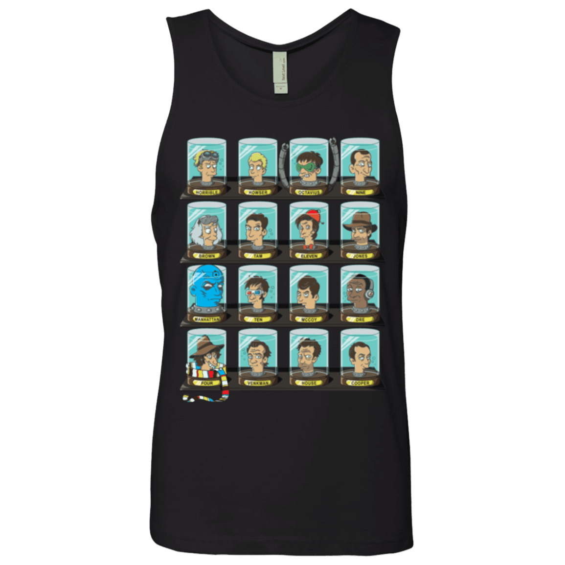 T-Shirts Black / Small Doctorama Men's Premium Tank Top