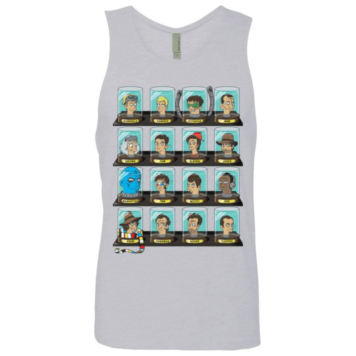 T-Shirts Heather Grey / Small Doctorama Men's Premium Tank Top