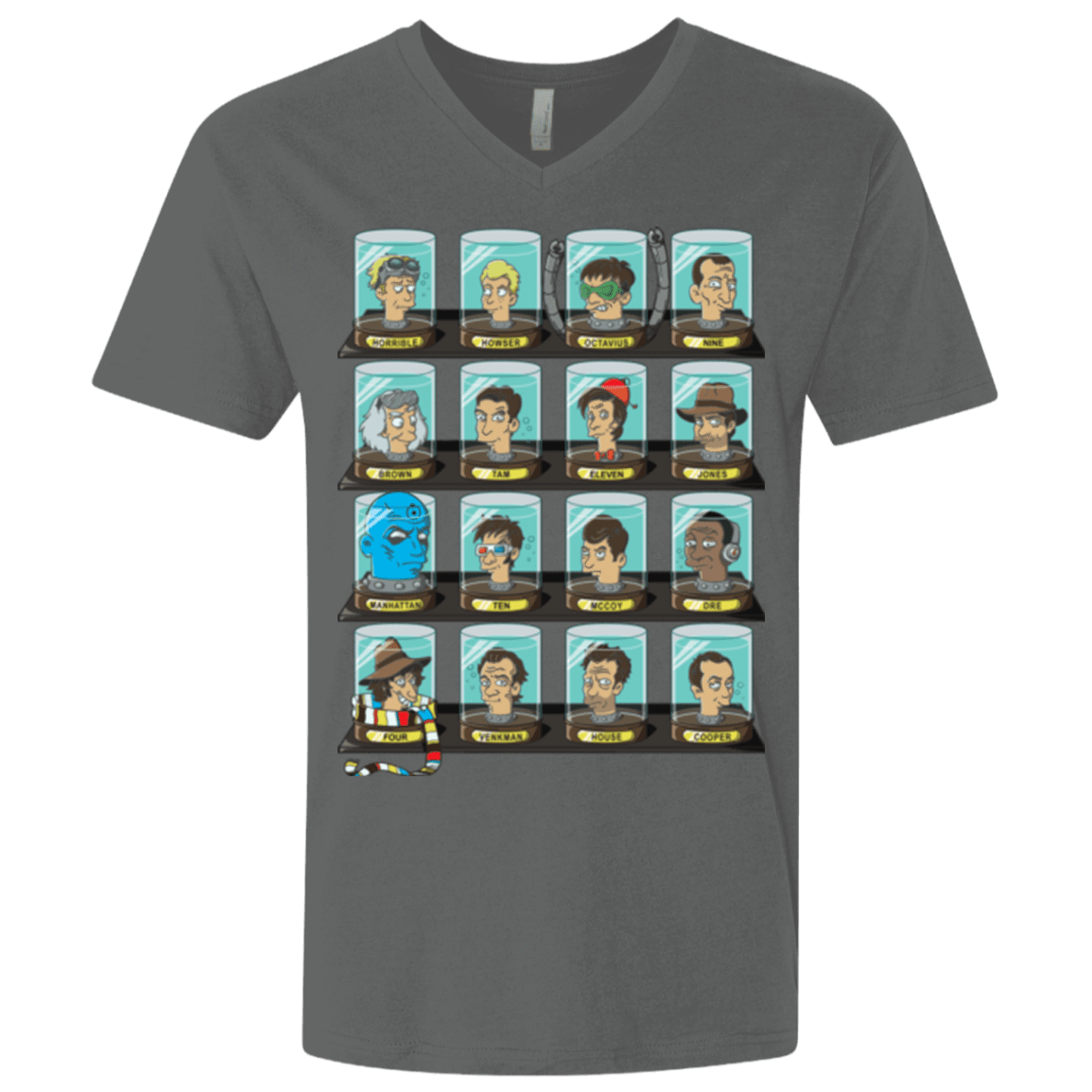 T-Shirts Heavy Metal / X-Small Doctorama Men's Premium V-Neck