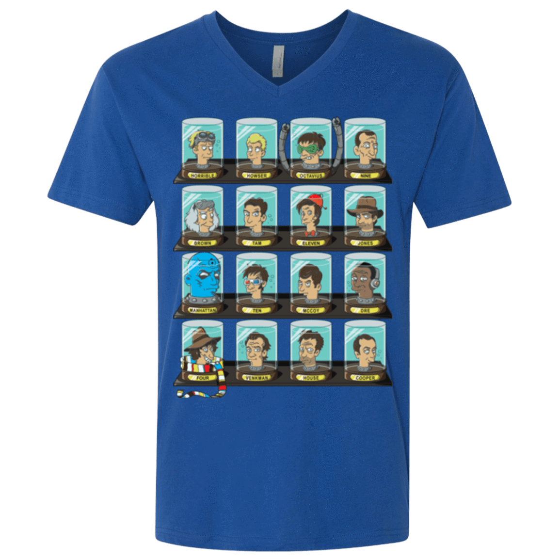 T-Shirts Royal / X-Small Doctorama Men's Premium V-Neck