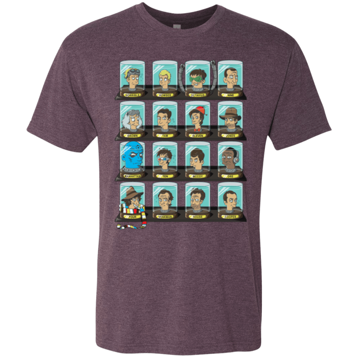 T-Shirts Vintage Purple / Small Doctorama Men's Triblend T-Shirt